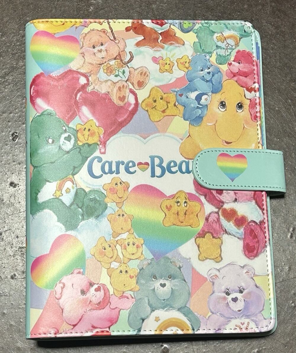 Care Bear A5 Binder w/ matching paper